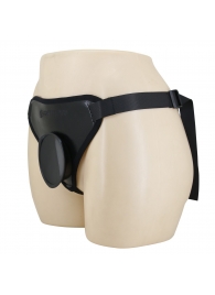 Черные трусики харнесс с платформой Caludio I - Baile - купить с доставкой в Ростове-на-Дону