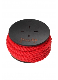 Красная веревка для шибари на катушке - 5 м. - Pecado - купить с доставкой в Ростове-на-Дону