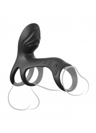 Черная насадка на пенис Ultimate Couples Cage Pro - Pipedream - в Ростове-на-Дону купить с доставкой