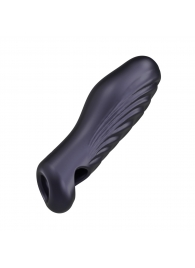 Сливовая силиконовая насадка на пенис с подхватом Manwan Ryzer - Manwan - в Ростове-на-Дону купить с доставкой