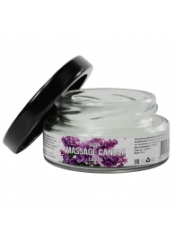 Массажная свеча «Сирень» - 50 мл. - SGAN - купить с доставкой в Ростове-на-Дону