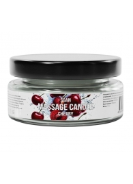Массажная свеча «Спелая вишня» - 50 мл. - SGAN - купить с доставкой в Ростове-на-Дону