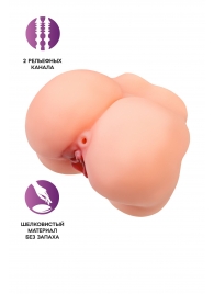 Реалистичный мастурбатор в форме попки с 2 любовными входами - No Name - в Ростове-на-Дону купить с доставкой