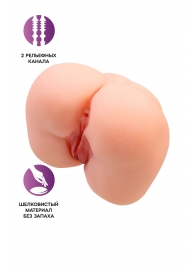 Реалистичный мастурбатор-попка с 2 любовными входами - No Name - в Ростове-на-Дону купить с доставкой