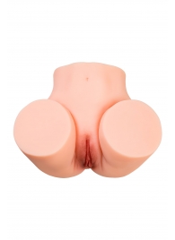 Телесный мастурбатор в форме попки с 2 любовными входами - No Name - в Ростове-на-Дону купить с доставкой