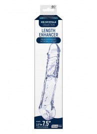 Прозрачная насадка-удлинитель Length Enhancer с подхватом - 22,3 см. - NMC - в Ростове-на-Дону купить с доставкой