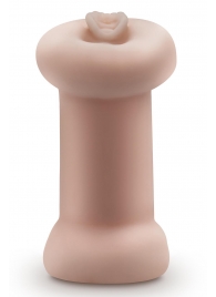 Телесный люминесцентный двусторонний мастурбатор Tasha - Blush Novelties - в Ростове-на-Дону купить с доставкой