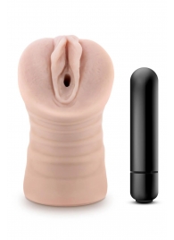 Телесный мастурбатор-вагина Ayumi с вибрацией - Blush Novelties - в Ростове-на-Дону купить с доставкой