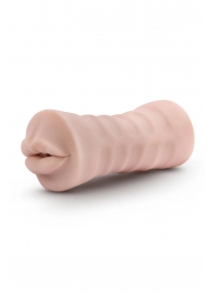 Телесный мастурбатор-ротик Nicole Vibrating Masturbator - Blush Novelties - в Ростове-на-Дону купить с доставкой