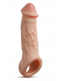 Телесная насадка-удлинитель Intrepid 9.25 Inch Realistic Penis Extender Sleeve - 23,5 см. - Blush Novelties - в Ростове-на-Дону купить с доставкой