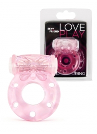 Розовое эрекционное виброкольцо с бабочкой - 1137 - в Ростове-на-Дону купить с доставкой