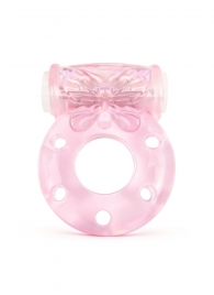 Розовое эрекционное виброкольцо с бабочкой - 1137 - в Ростове-на-Дону купить с доставкой