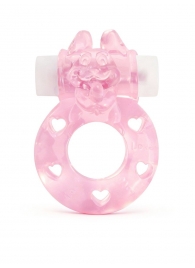 Розовое эрекционное виброкольцо в форме зайчика - 1137 - в Ростове-на-Дону купить с доставкой