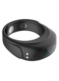 Черное эрекционное виброкольцо на ремешках - Boys of Toys - в Ростове-на-Дону купить с доставкой