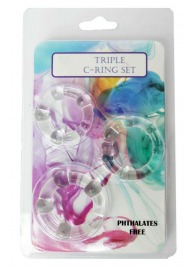 Набор из 3 эрекционных прозрачных колец - Boys of Toys - в Ростове-на-Дону купить с доставкой