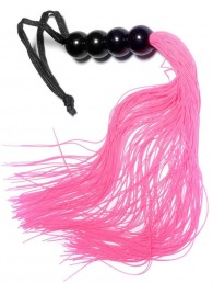 Розовая силиконовая плеть - 35,5 см. - Boys of Toys - купить с доставкой в Ростове-на-Дону
