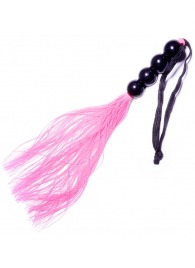 Розовая силиконовая плеть - 35,5 см. - Boys of Toys - купить с доставкой в Ростове-на-Дону