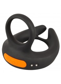 Черный вибростимулятор мошонки RC Scrotum Stimulator with Vibration - Orion - в Ростове-на-Дону купить с доставкой