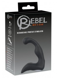 Черный перезаряжаемый стимулятор простаты с вибрацией - 14,6 см. - Orion - в Ростове-на-Дону купить с доставкой