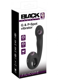 Черный силиконовый вибратор G   P-Spot Vibrator - 16,8 см. - Orion