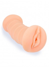 Телесный двусторонний мастурбатор с вибропулей и эрекционными кольцами в комплекте - Sexy Girl - в Ростове-на-Дону купить с доставкой