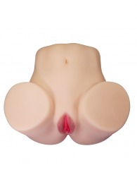 Телесный мастурбатор Julia с 2 любовными каналами - Baile - в Ростове-на-Дону купить с доставкой