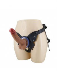 Поясной страпон Wells: трусики в форме бабочки и фаллоимитатор-насадка - Baile - купить с доставкой в Ростове-на-Дону