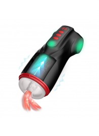 Интерактивный мастурбатор Raven с вакуумом, вибрацией и подсветкой - Shots Media BV - в Ростове-на-Дону купить с доставкой