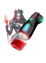 Интерактивный мастурбатор Raven с вакуумом, вибрацией и подсветкой - Shots Media BV - в Ростове-на-Дону купить с доставкой