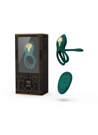 Зеленое эрекционное виброкольцо Bayek с пультом ДУ - Zalo - в Ростове-на-Дону купить с доставкой