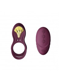 Фиолетовое эрекционное виброкольцо Bayek с пультом ДУ - Zalo - в Ростове-на-Дону купить с доставкой