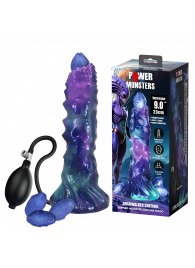 Фиолетовый яйцеродящий фаллоимитатор Duskwalker Sentinal на присоске - 22,4 см. - Baile - купить с доставкой в Ростове-на-Дону