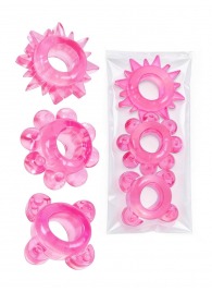Комплект из 3 розовых эрекционных колец - Erowoman-Eroman - в Ростове-на-Дону купить с доставкой