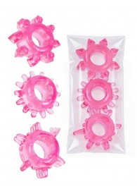 Комплект из трех розовых эрекционных колец - Erowoman-Eroman - в Ростове-на-Дону купить с доставкой