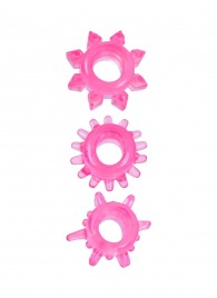 Комплект из трех розовых эрекционных колец - Erowoman-Eroman - в Ростове-на-Дону купить с доставкой