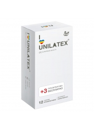 Разноцветные ароматизированные презервативы Unilatex Multifruit  - 12 шт. + 3 шт. в подарок - Unilatex - купить с доставкой в Ростове-на-Дону