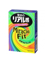 Презервативы Sagami Xtreme Miracle Fit - 5 шт. - Sagami - купить с доставкой в Ростове-на-Дону