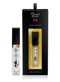 Стимулирующий блеск для губ Baiser Brulant Gloss Plaisirs Secrets - 7 мл. - Plaisir Secret - купить с доставкой в Ростове-на-Дону
