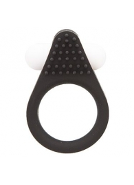 Чёрное эрекционное кольцо LIT-UP SILICONE STIMU RING 1 BLACK - Dream Toys - в Ростове-на-Дону купить с доставкой