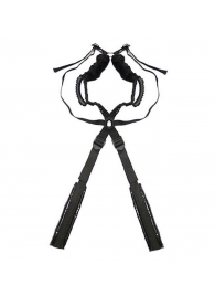 Чёрный бондажный комплект Romfun Sex Harness Bondage на сбруе - Romfun - купить с доставкой #SOTBIT_REGIONS_UF_V_REGION_NAME#