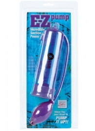 Фиолетовая вакуумная помпа E-Z Pump - California Exotic Novelties - в Ростове-на-Дону купить с доставкой