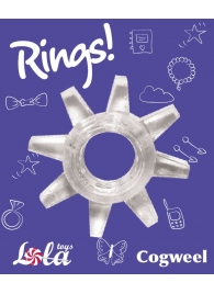 Прозрачное эрекционное кольцо Rings Cogweel - Lola Games - в Ростове-на-Дону купить с доставкой