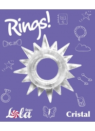 Прозрачное эрекционное кольцо Rings Cristal - Lola Games - в Ростове-на-Дону купить с доставкой