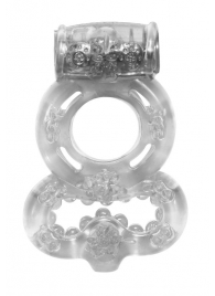 Прозрачное эрекционное кольцо Rings Treadle с подхватом - Lola Games - в Ростове-на-Дону купить с доставкой