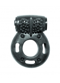 Черное эрекционное кольцо с вибрацией Rings Axle-pin - Lola Games - в Ростове-на-Дону купить с доставкой