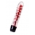 Классический вибратор TOYFA Trio Vibe красного цвета - 18 см. - Toyfa Basic купить в Ростове-на-Дону с доставкой в Orgasmix.ru Классический вибратор TOYFA Trio Vibe красного цвета - 18 см. - Toyfa Basic