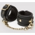 Черные наручники Bound to You Faux Leather Wrist Cuffs - Fifty Shades of Grey - купить с доставкой в Ростове-на-Дону