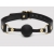 Черный кляп-шар Bound to You Faux Leather Ball Gag - Fifty Shades of Grey - купить с доставкой в Ростове-на-Дону