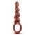 Коричневый анальный стимулятор Spiral Loop Copper Anal Plug - 13,3 см. - Blush Novelties