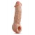 Телесная насадка-удлинитель Intrepid 9.25 Inch Realistic Penis Extender Sleeve - 23,5 см. - Blush Novelties - в Ростове-на-Дону купить с доставкой